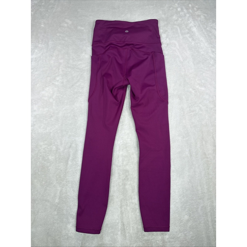 Athleta Ultimate Stash II Pocket 7/8 Tight Legging Purple Women XXSmall - Picture 2 of 8